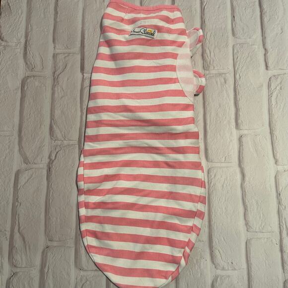 Lot of 2 Mama Cheetah Baby Girls Pink S/M 7-14 lbs Sleep Sacks Swaddle Cotton - Picture 7 of 14